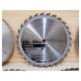 6 Assorted 10 inch Woodworking Saw Blades