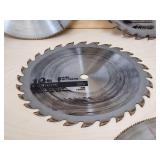 6 Assorted 10 inch Woodworking Saw Blades