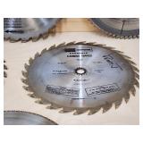 6 Assorted 10 inch Woodworking Saw Blades