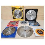 8 Assorted size Woodworking Saw Blades
