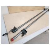 Set of Woodworking Pipe Clamps