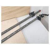 Set of Woodworking Pipe Clamps