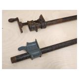 Set of Woodworking Pipe Clamps