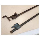 Set of Woodworking Pipe Clamps