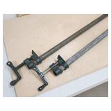 Set of Woodworking Pipe Clamps