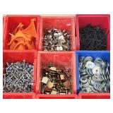 (24) Storage Bins with Contents