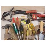 (2) Tool Belts with Assorted Hand Tools