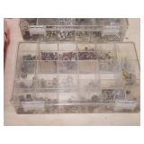 (7) Assorted Storage Bins with Contents