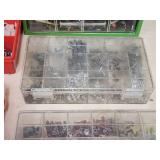 (7) Assorted Storage Bins with Contents