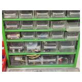 (7) Assorted Storage Bins with Contents