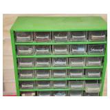 (7) Assorted Storage Bins with Contents
