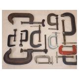 Assorted C-Clamps
