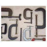Assorted C-Clamps