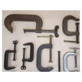 Assorted C-Clamps