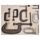 Assorted C-Clamps