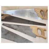 (4) Assorted Hand Saws