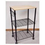 Rolling Kitchen Accent Table