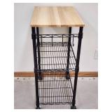 Rolling Kitchen Accent Table