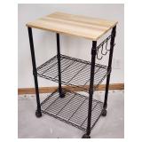 Rolling Kitchen Accent Table