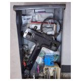 Machinist Metal Storage Cabinet with Contents