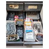 Machinist Metal Storage Cabinet with Contents