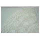 White Round Lace Tablecloth