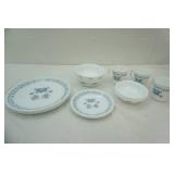 Corelle Dish Set Blue Hearts
