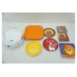 disposable plates and napkins