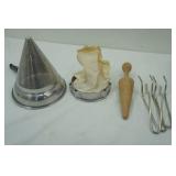 Vintage Aluminum Wear-Ever Cone Sieve Strainer for canning