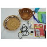 Variety Lot: Serrated Knife, Small Garbage Bags, Microfiber Cloths and More