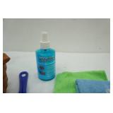 Variety Lot: Serrated Knife, Small Garbage Bags, Microfiber Cloths and More