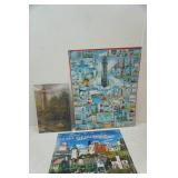 Lighthouse Puzzle Lot (3ct) already put together!