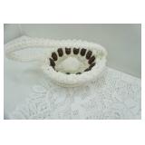 Beautiful Oval Lace Floral Tablecloth