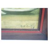 Vintage Framed Art (2ct) 15.25"x13.25"