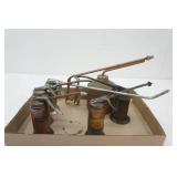 Vintage Oil Squirt Cans & Sandblaster Gun