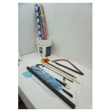 5 gallon bucket variety lot: shoe horn and more