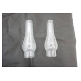 Glass Chimney Lot (2ct)