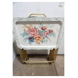 Vintage TV Trays and Stand
