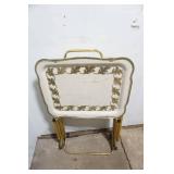 Vintage TV Trays and Stand