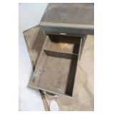 Heavy Duty Metal Desk Drawers/Work Station. 30"x 21"x 29"