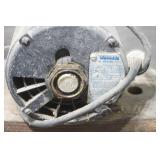 Belt drive vacuum pump