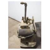 Belt drive vacuum pump