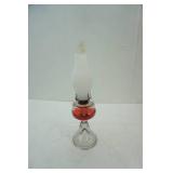 Antique Oil Lamp 21" tall