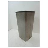 Metal Garbage Can 29" tall by 14.5" diameter