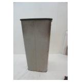 Metal Garbage Can 29" tall by 14.5" diameter