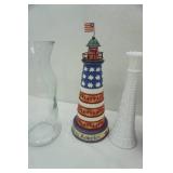 Vases and Decorative Lighthouse