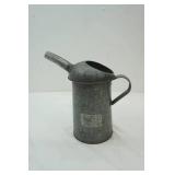 Vintage Galvanized Oil Can 1 gallon