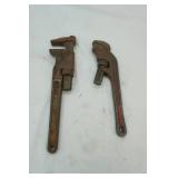 Vintage Pipe Wrenches (2ct)