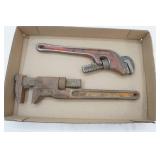 Vintage Pipe Wrenches (2ct)
