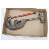 Vintage Saunders No. 12 Pipe Cutter & Vintage 12" Speedy Basin Wrench